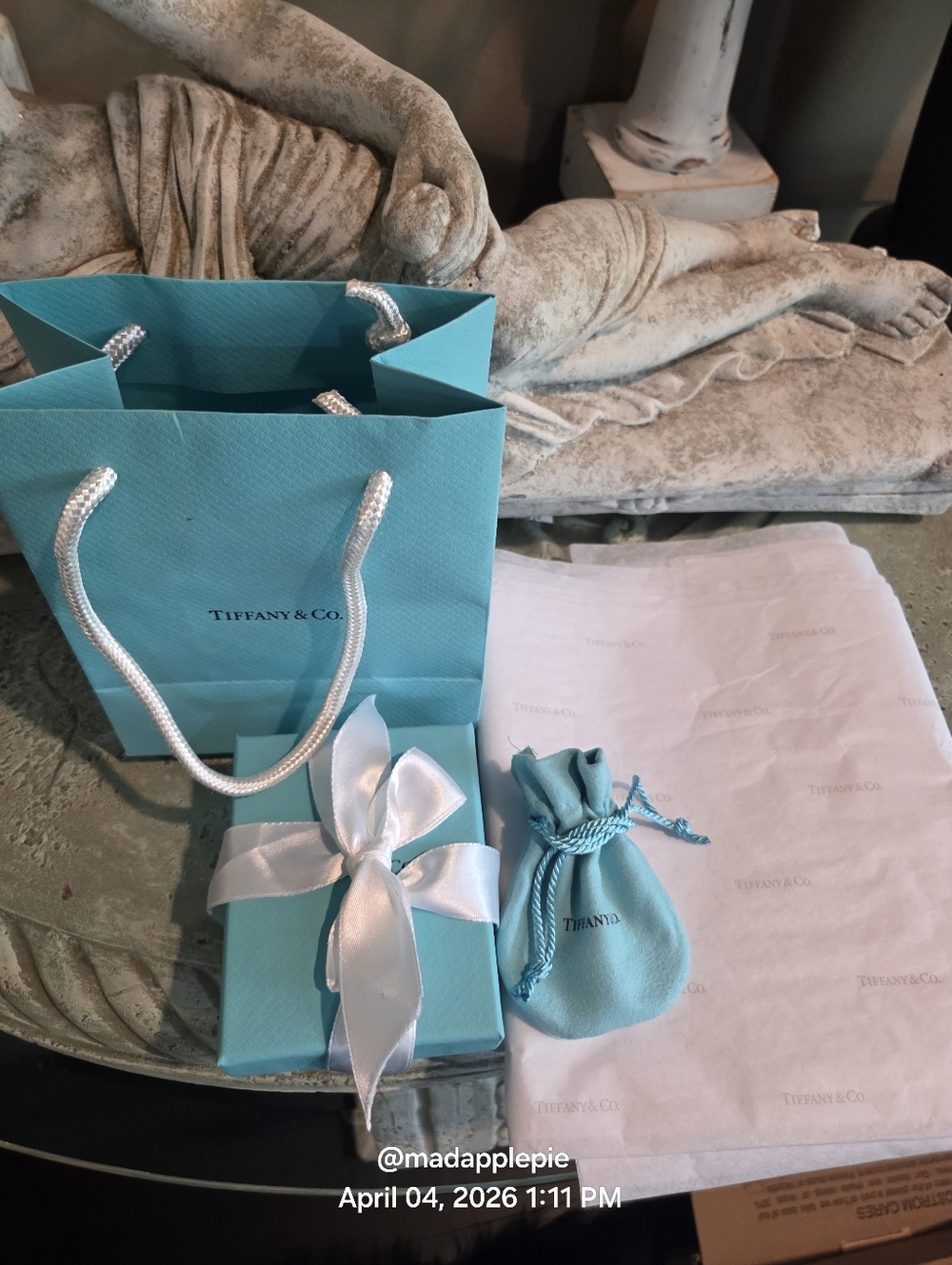 Tiffany & Co. Signature Blue Gift Packaging Set Luxury Designer #6